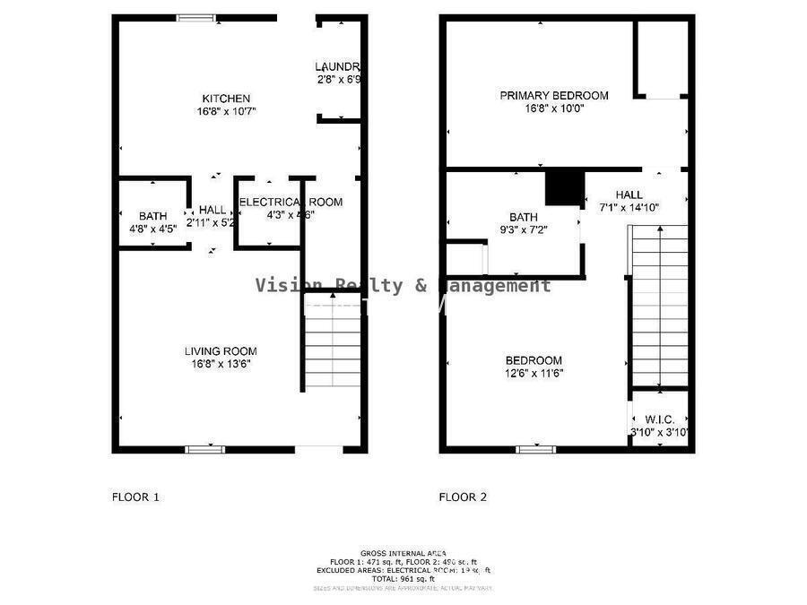 2 Bedroom 1.5 Bathroom inside Bremen property image